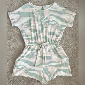 Pink Camo Romper